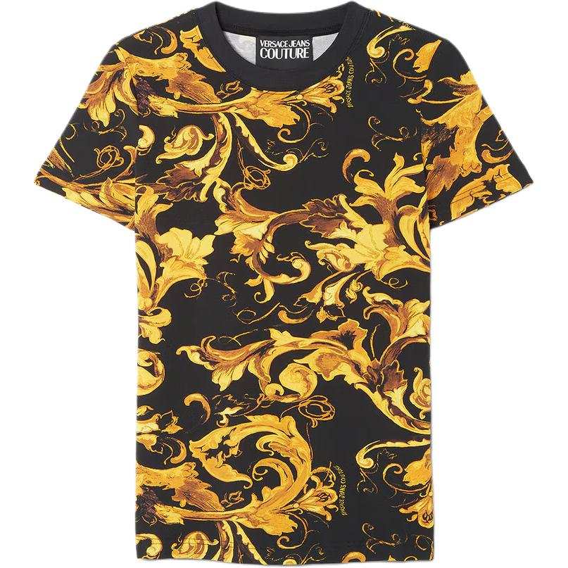 Versace Jeans Couture baroque-print cotton T-shirt