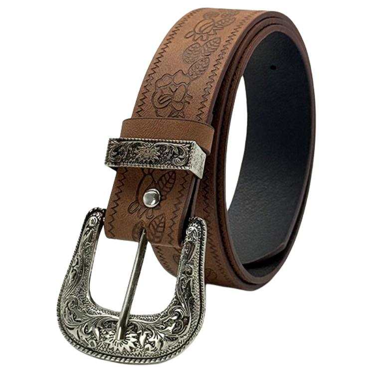 JEANSWEST PU Artificial Leather Belts Unisex 3.8cm