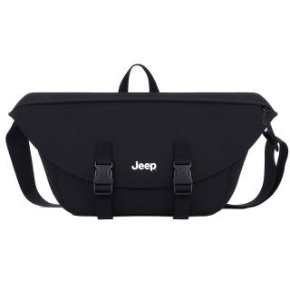 Jeep Nylon Fabric Backpack Men's Black
