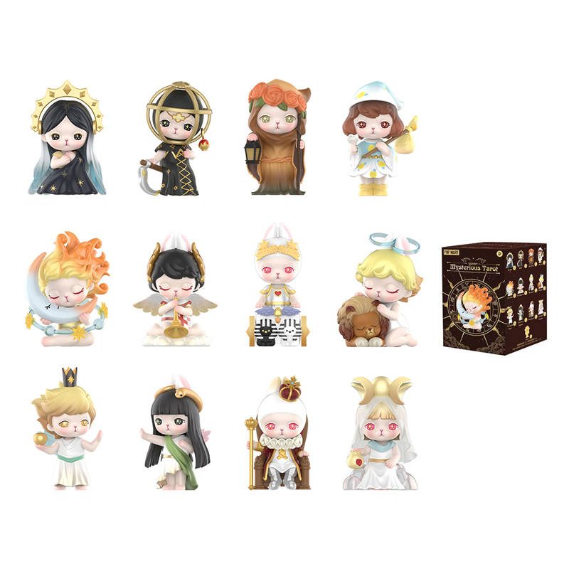 POP MART POP MART BUNNY Mysterious Tarot Collection Creative Mystery Boxes Single Mystery Box/Whole Box 12 Pcs