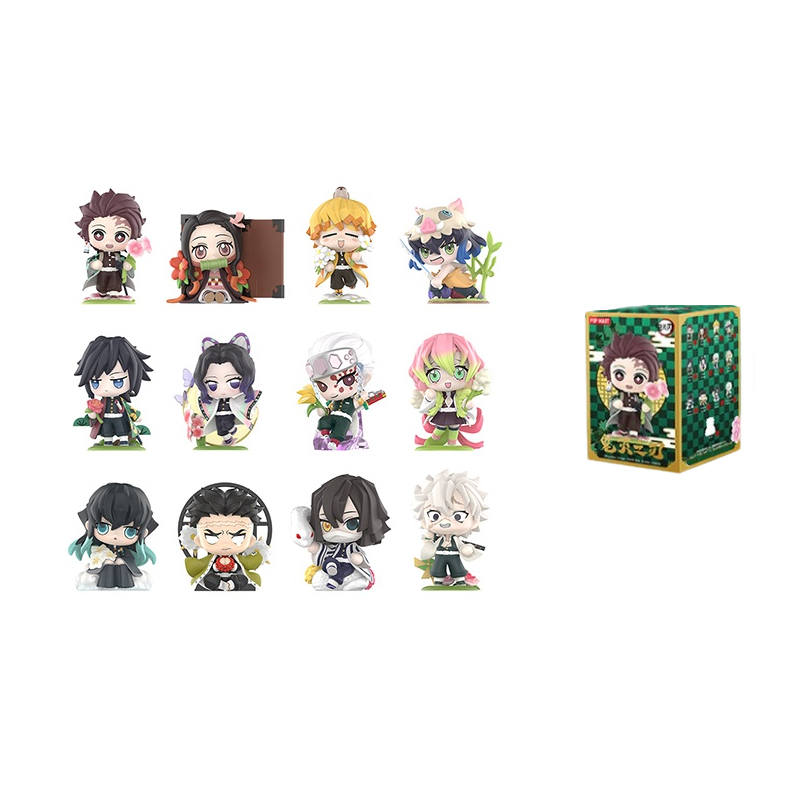 POP MART Demon Slayer Kimetsu No Yaiba Birth Flower Collection, Tanjiro Kamado IP Collaboration Creative Mystery Boxes
