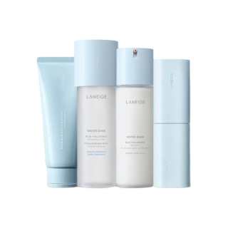 LANEIGE New Aqua Cool Small Blue Shield Skincare Sets Soothing Stabilizing Four Piece Set