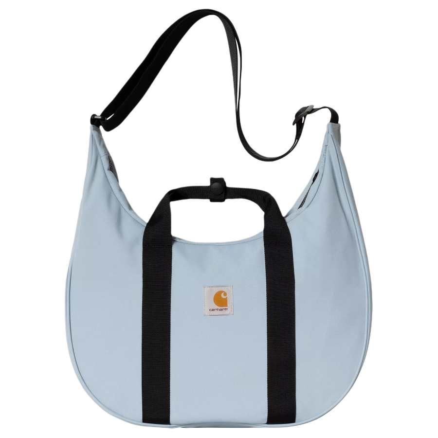 Carhartt WIP Nylon Shoulder Bag, Crossbody Bag, Handbag Medium Unisex Light Blue