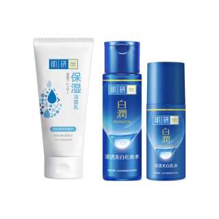 HADA LABO Dual Hydrating Skincare Sets Soothing Stabilizing 100g+170ml+90ml