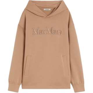 'S Max Mara embroidered-logo hoodie