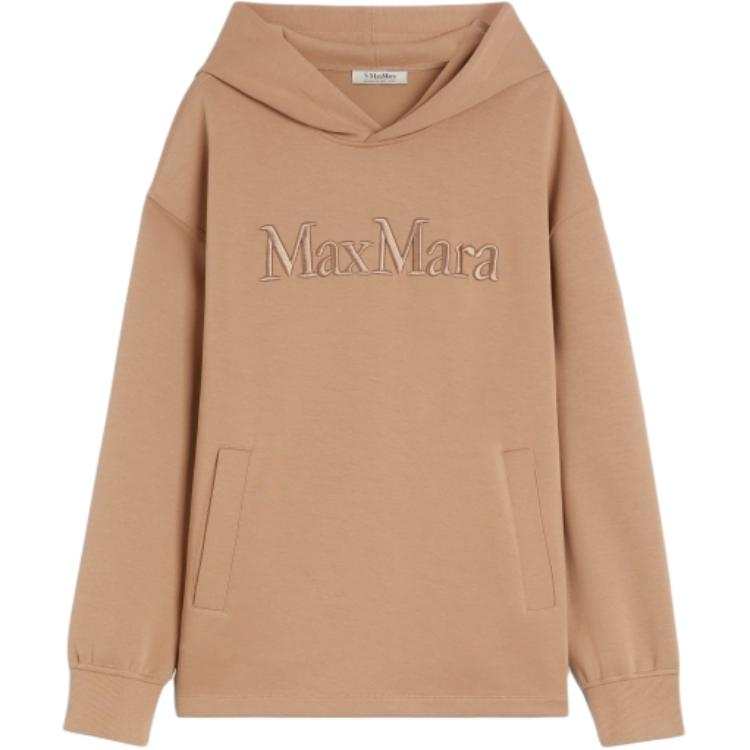 'S MAX MARA 'S Max Mara embroidered-logo hoodie