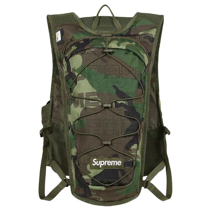 Supreme Supreme Label Backpack Regular Unisex Camouflage