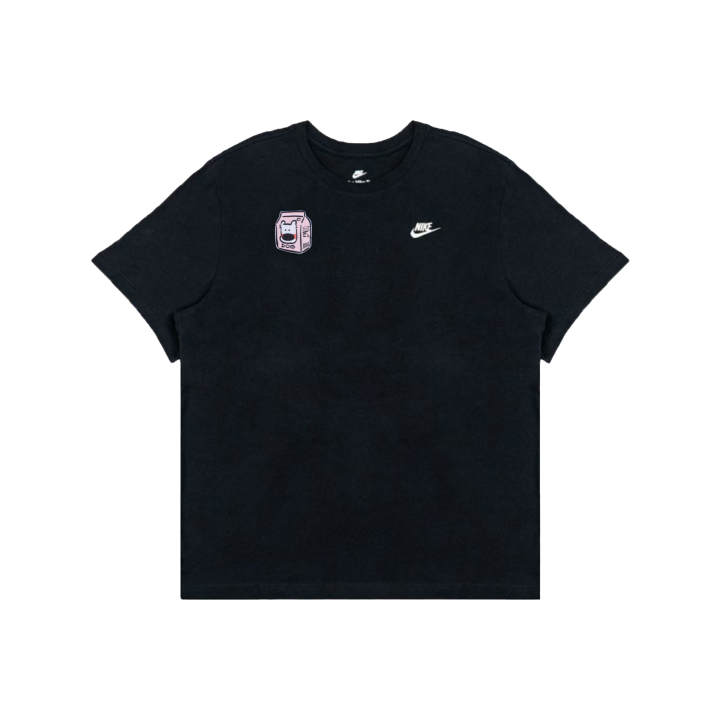 Nike Nike Swoosh T Shirts Men's Black Crew Neck Moderate