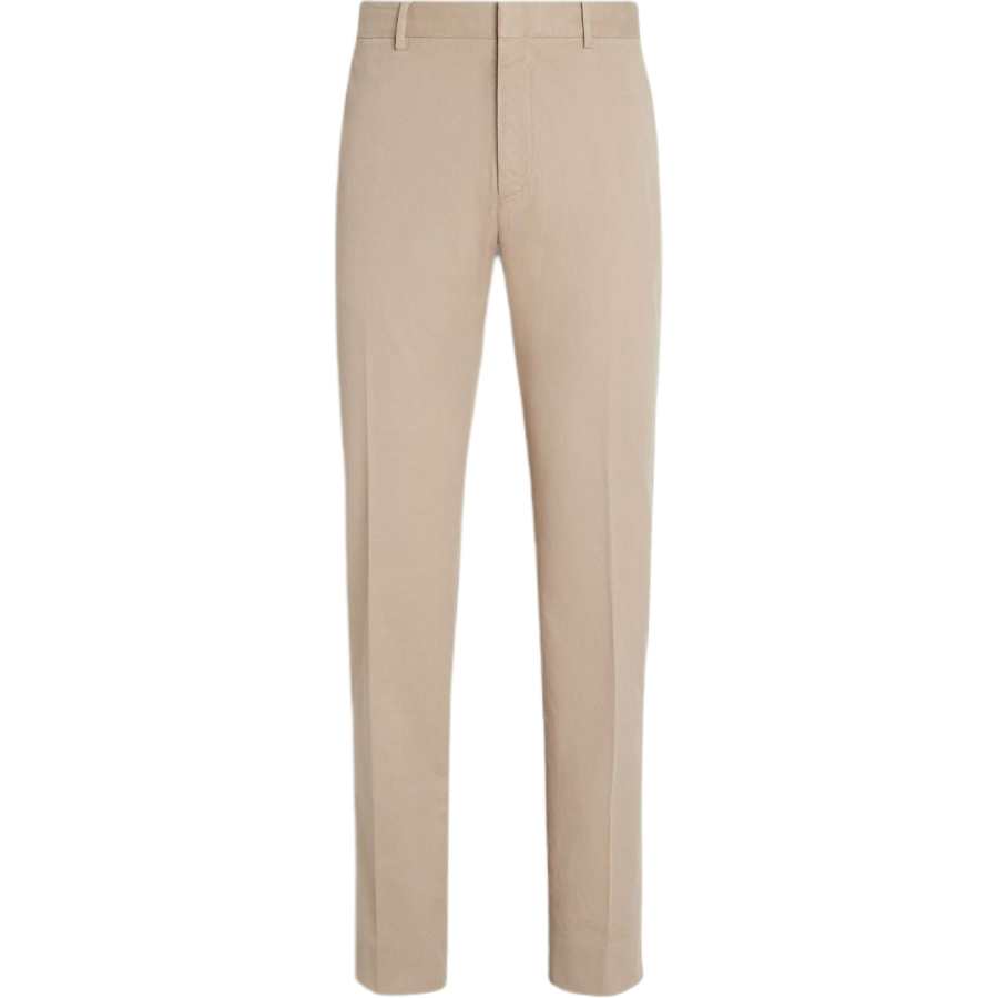 Ermenegildo Zegna 【Previous Season】mid-rise cotton tailored trousers