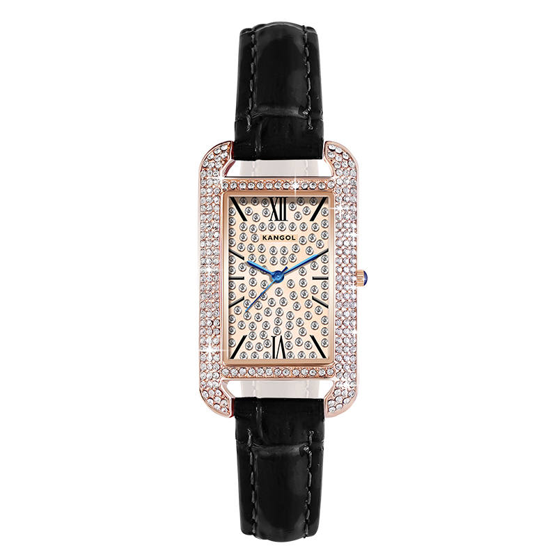 KANGOL Quartz Movement Belt Strap Watch Women's Watch Gold Dial