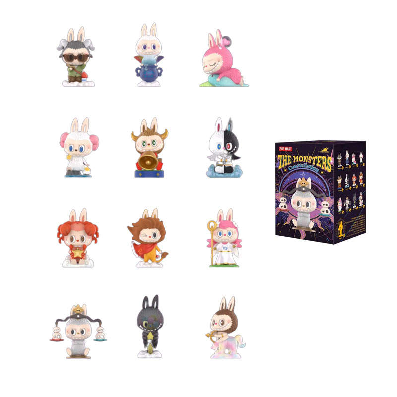 POP MART POP MART LABUBU THE MONSTERS Constellation Collection Mystery Boxes Single Mystery Box/Whole Box 12 Pcs
