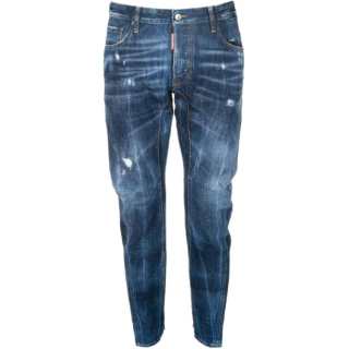 DSQUARED 2 Jeans Men's Blue Moderate Straight Fit Pants