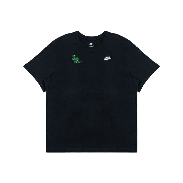 Nike Nike T Shirts Men's Black Crew Neck Moderate Straight Fit