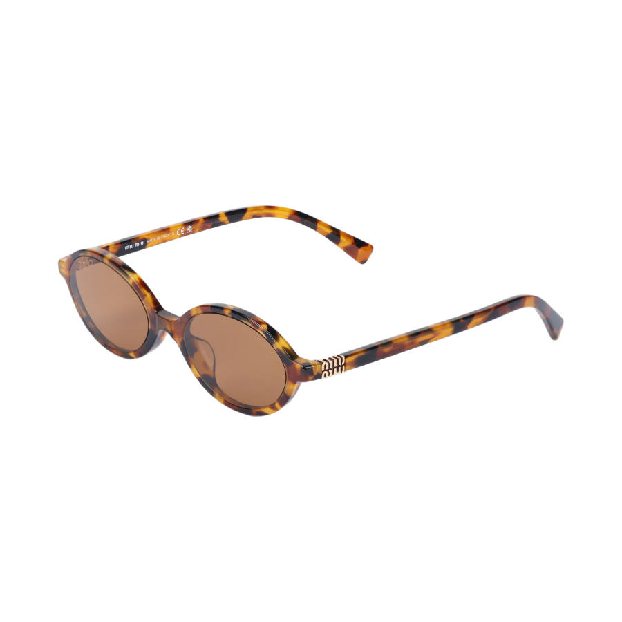 MIU MIU Miu Miu Oval Frame Full Rim Glasses