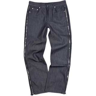 Undermycar SS25 ENGINEERED DOUBLE SIDE ZIP SAKA HARD JEANS Casual Pants Men's