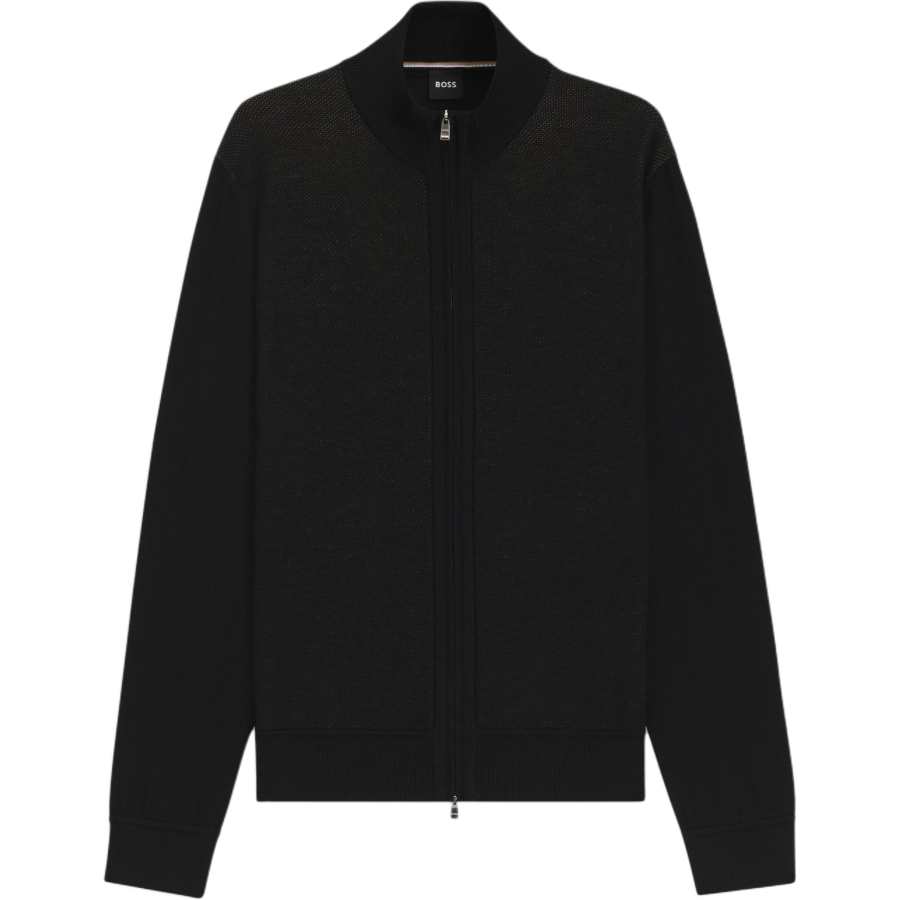 HUGO BOSS Boss High neck Zip up Cardigan
