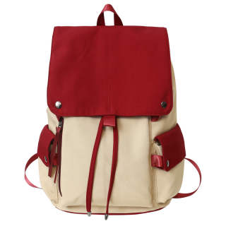 SWIMADE Nylon Computer Backpack Regular Unisex Red/Green/Blue/Black