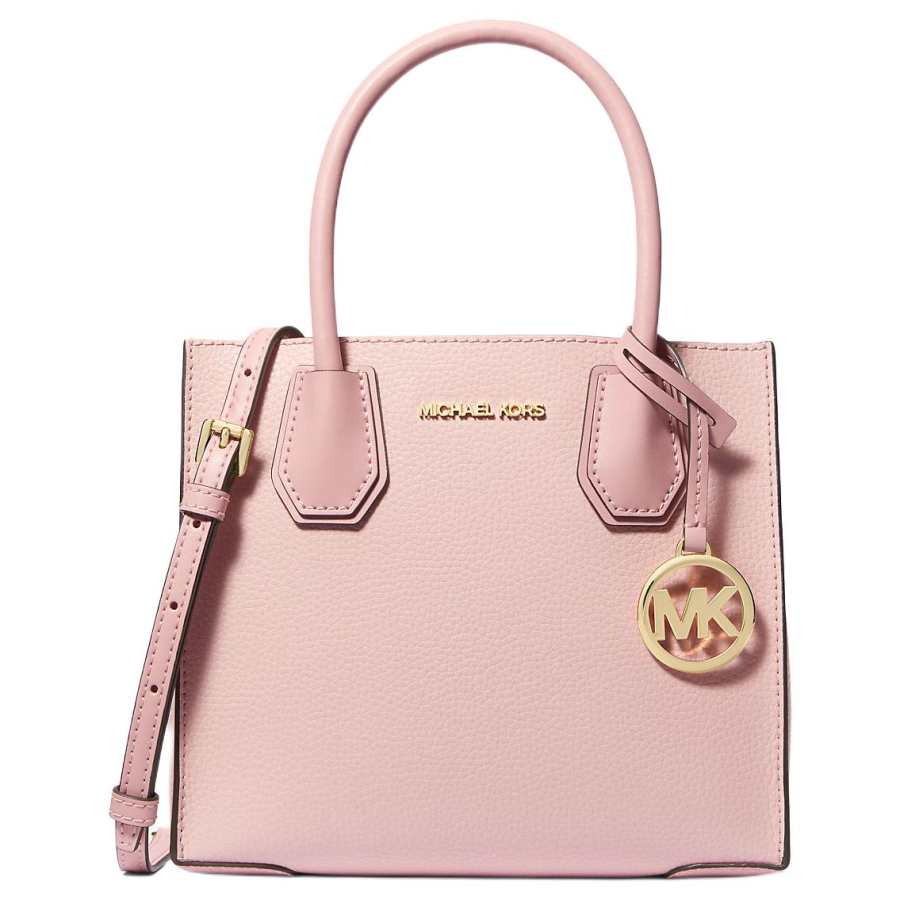 MICHAEL KORS Mercer Leather Handbag Medium Women's Pink