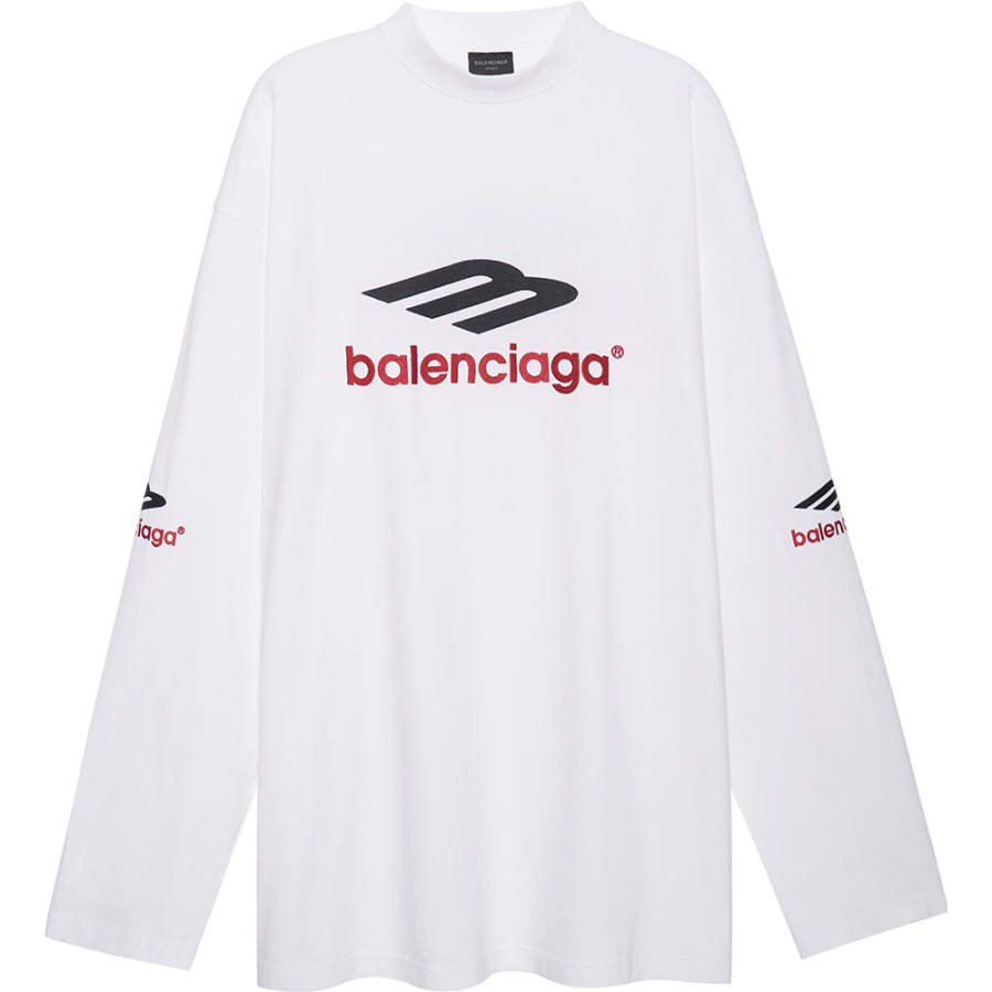 Balenciaga FW23 T Shirt Loose Fit Men's White