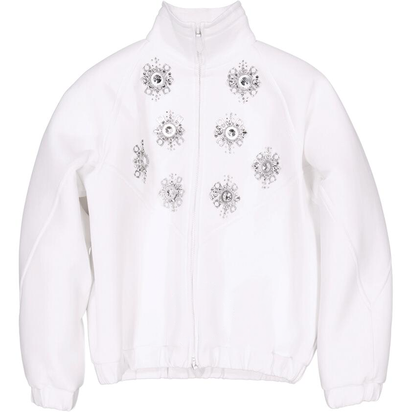 Burberry Jackets Men's White Stand Collar Moderate Other