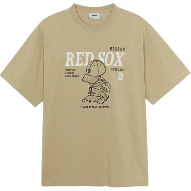 MLB MLB T Shirts Men's Khaki Crew Neck