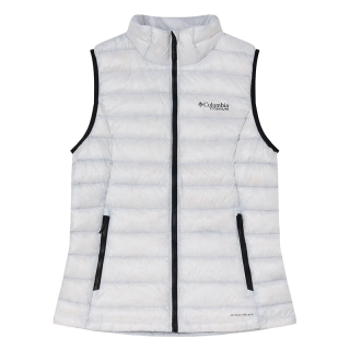 Columbia Vests Women's White Stand Collar Moderate Other