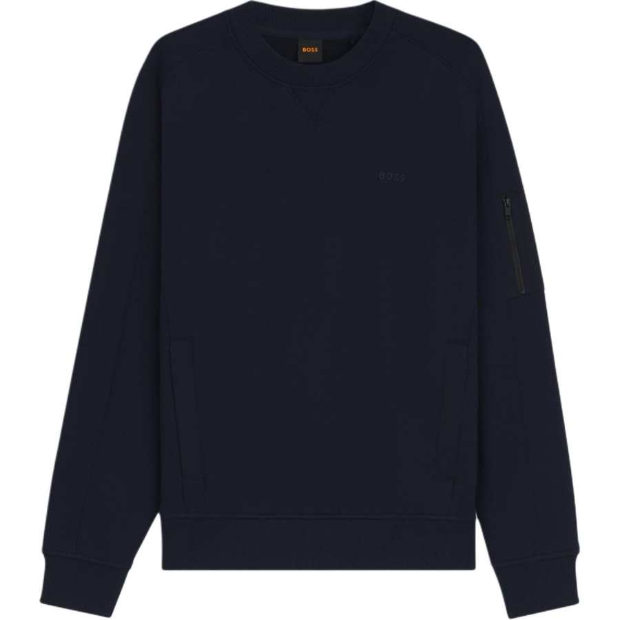 Hugo Boss Zipped Sleeve Pocket Sweatshirt