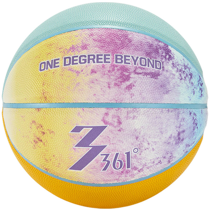 361° Pu Basketball Multicolor Spray Painting Size 7 Ball Training Competition Unisex China Mainland Version