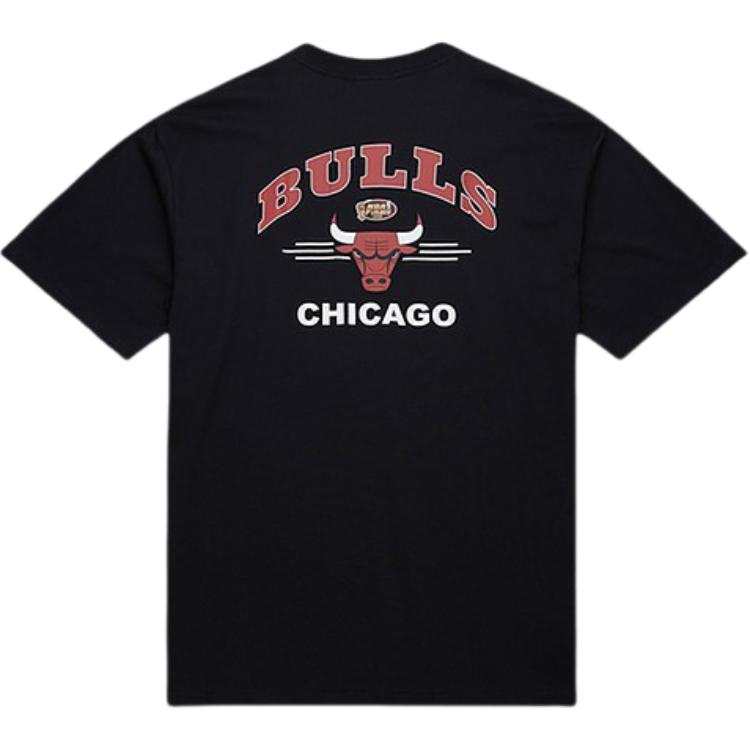 Mitchell Ness Chicago Bulls Vintage Logo Double Hit T-shirt