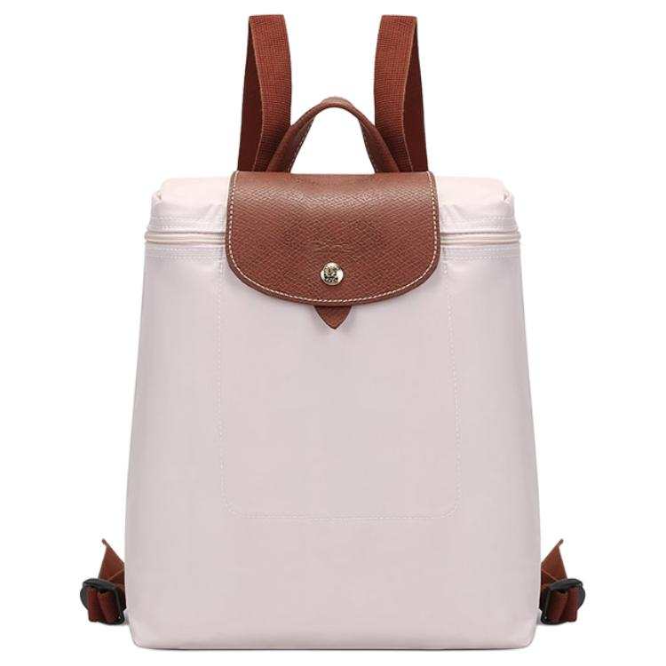 LONGCHAMP Le Pliage Cow Leather Backpack Women's Paper Color