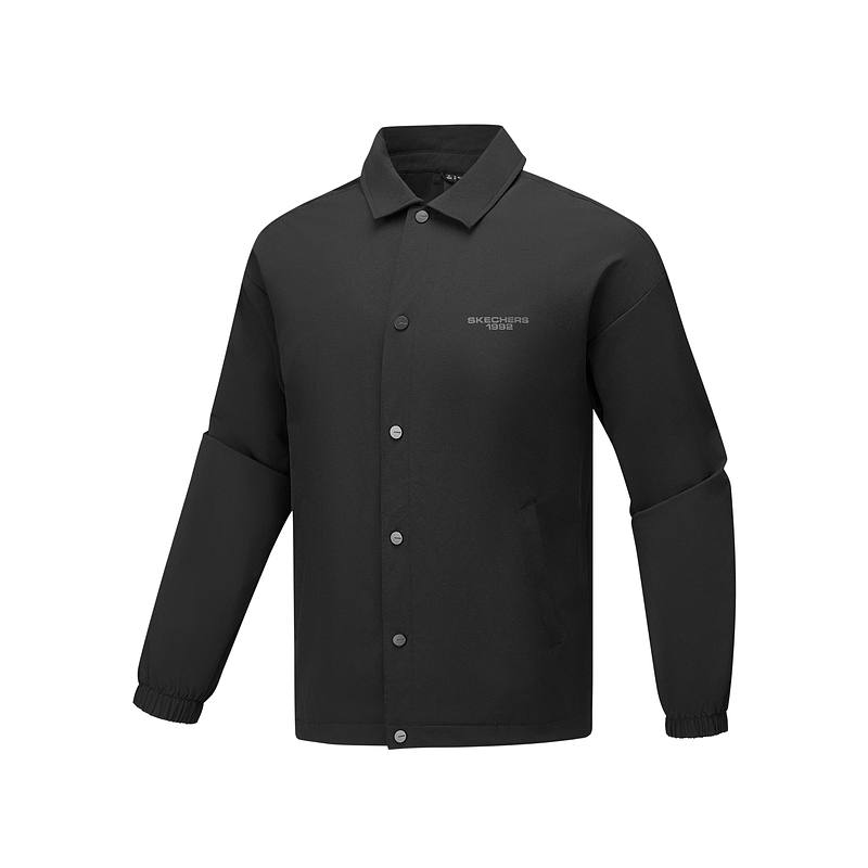 Skechers Jackets Unisex Carbon Black/0018 Stand Collar Moderate Instructor