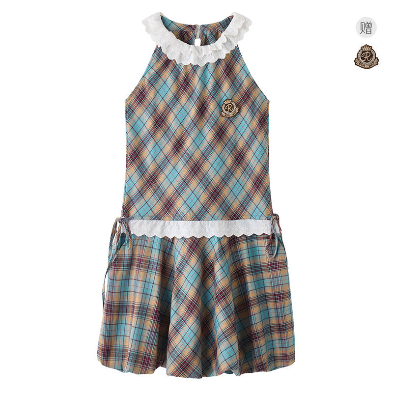 Fabric Pig Sleeveless Dress Women's