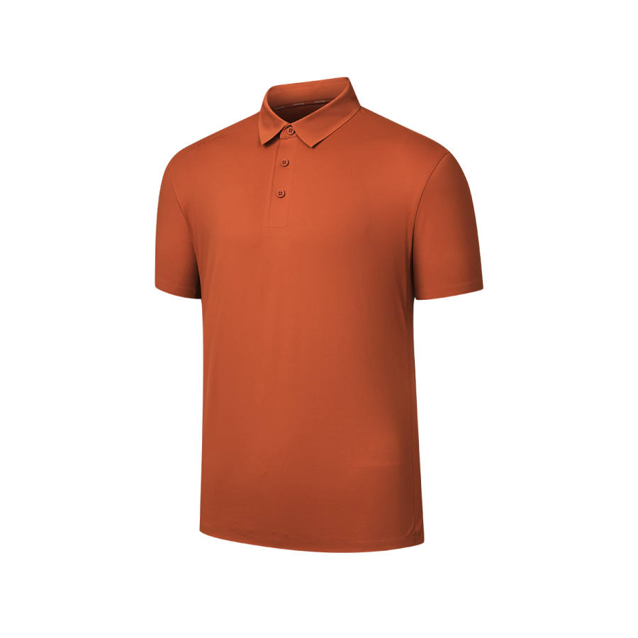 Saucony Polo Shirts Men's Yada Orange Lapel Moderate