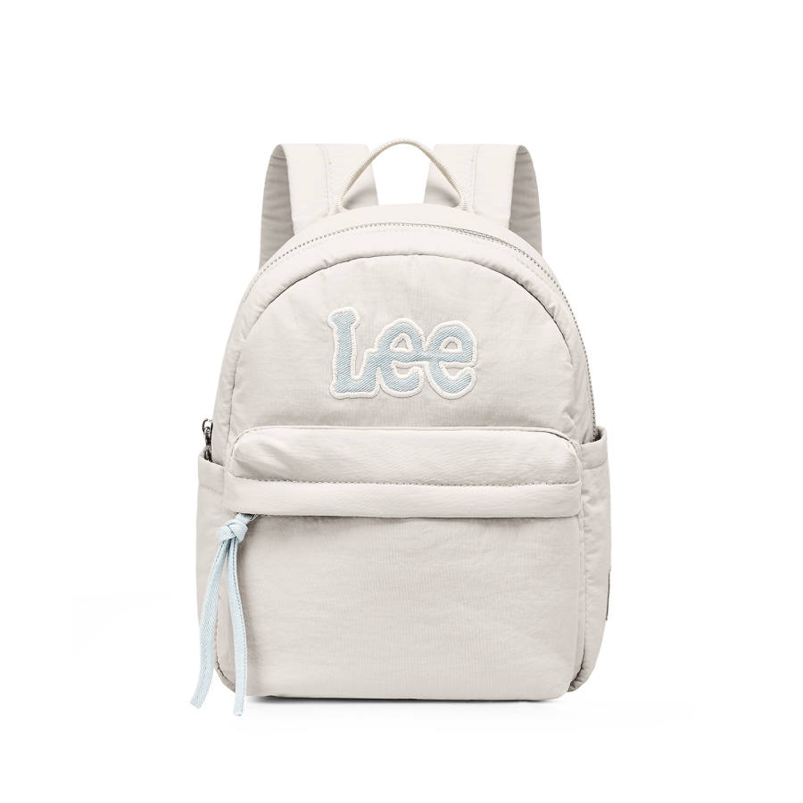 Lee Fabric Backpack Women's Beige Gray/Light Gray Purple