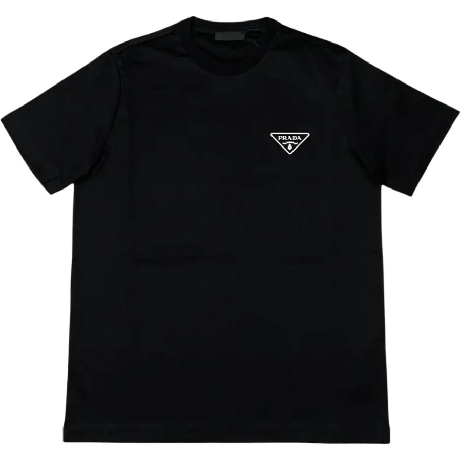 PRADA PRADA T Shirts Men's Black Crew Neck