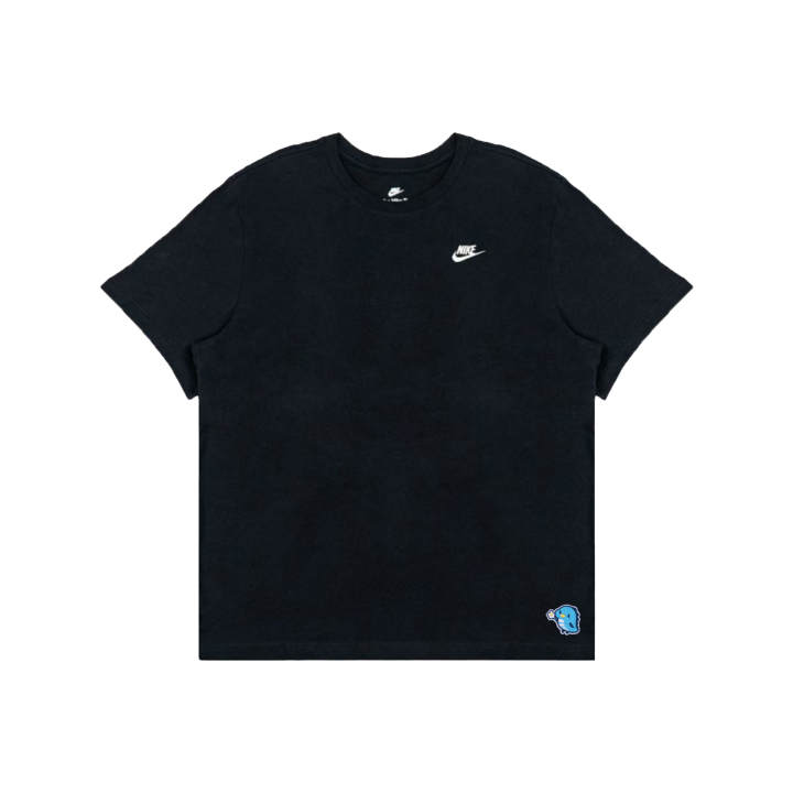 Nike Nike T Shirts Men's Black Crew Neck Moderate Straight Fit