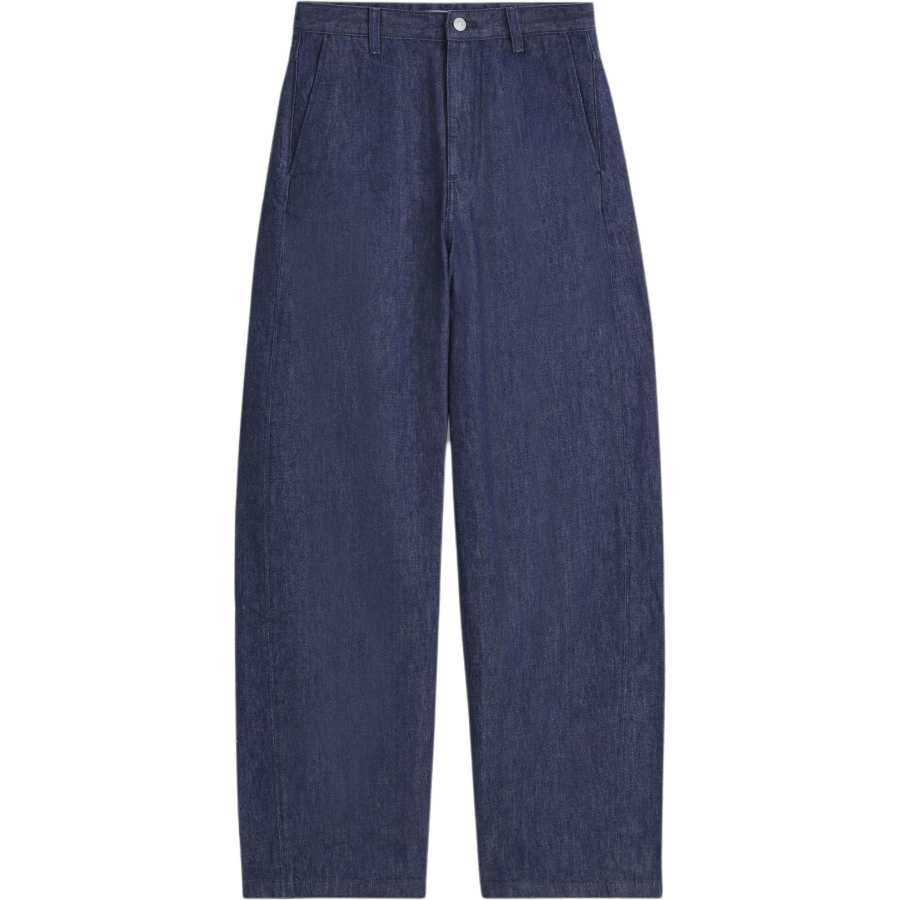 COS Jeans Women's Dark Blue Moderate Wide Leg Pants