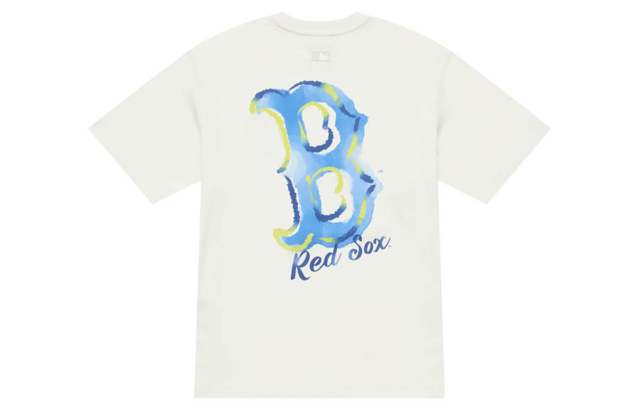 MLB MLB Basic Collection Basic Boston Red Sox FW25 T Shirt Unisex Standard Ivory White