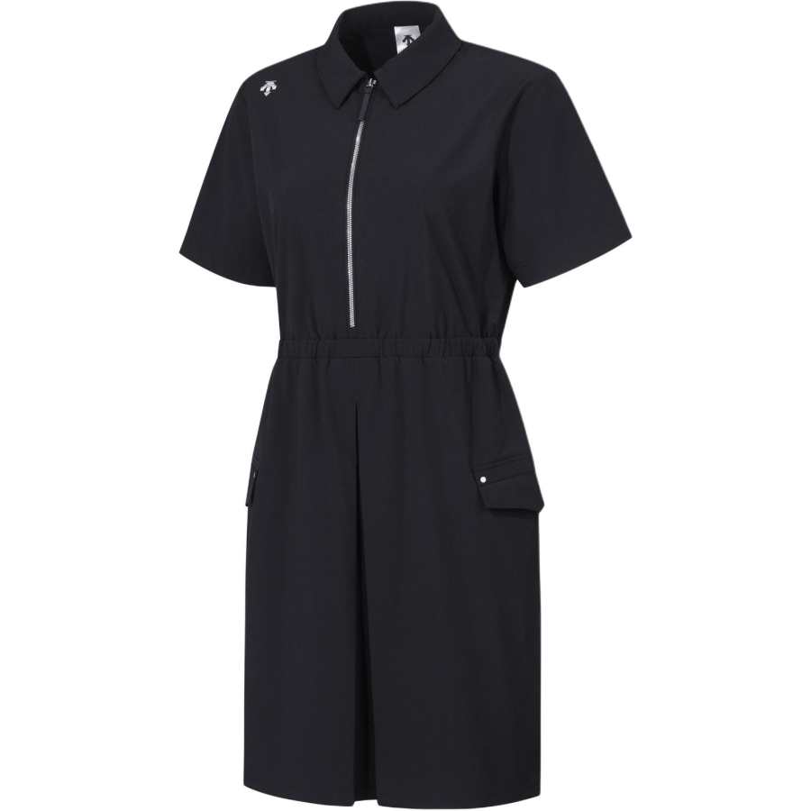 DESCENTE Short Sleeved Dress Women's Black