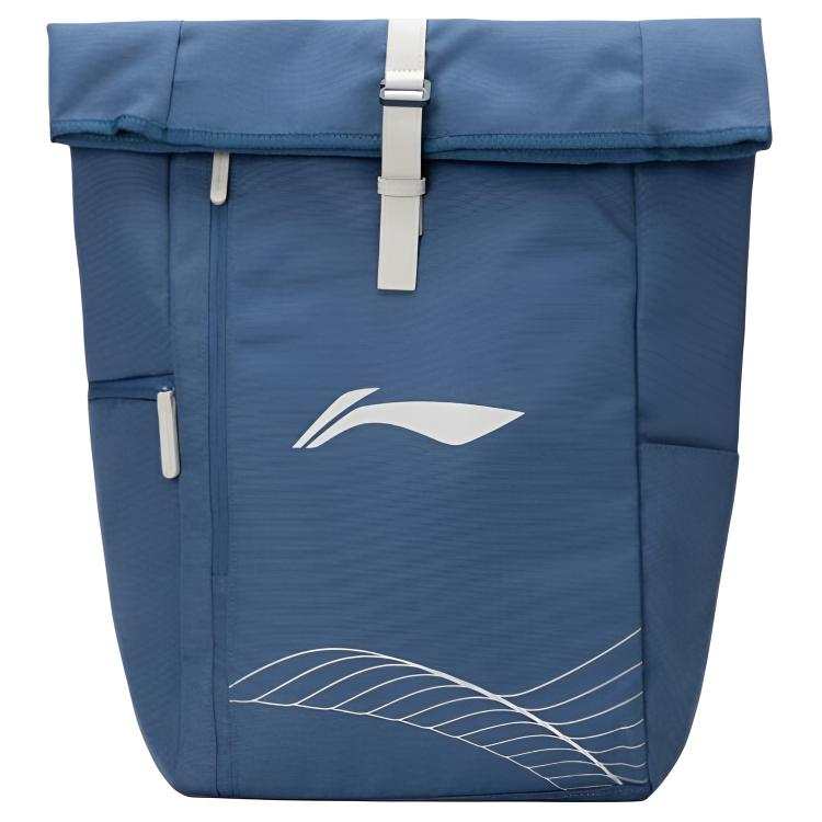 Li-Ning Li Ning Polyester Backpack Unisex Blue