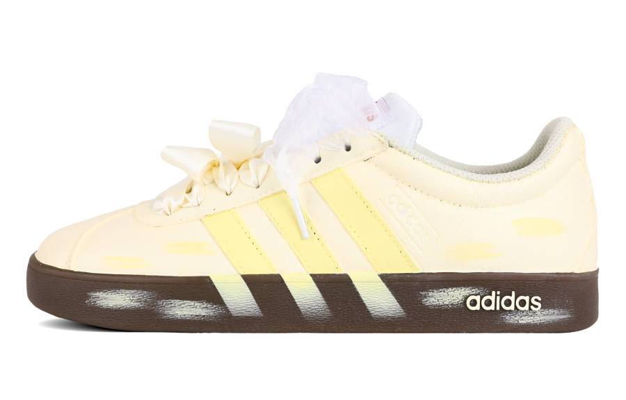 Adidas Adidas VL COURT 2.0 Lightweight Low top Skateboard Shoes Unisex Yellow