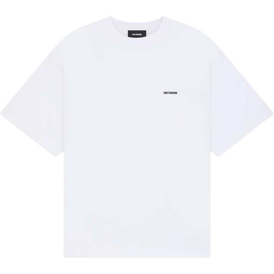 WE11DONE WE11DONE T Shirts Unisex White Crew Neck Moderate Other