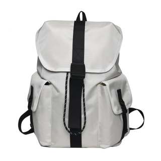 SWIMADE Nylon Backpack Regular Unisex Ecru/Black