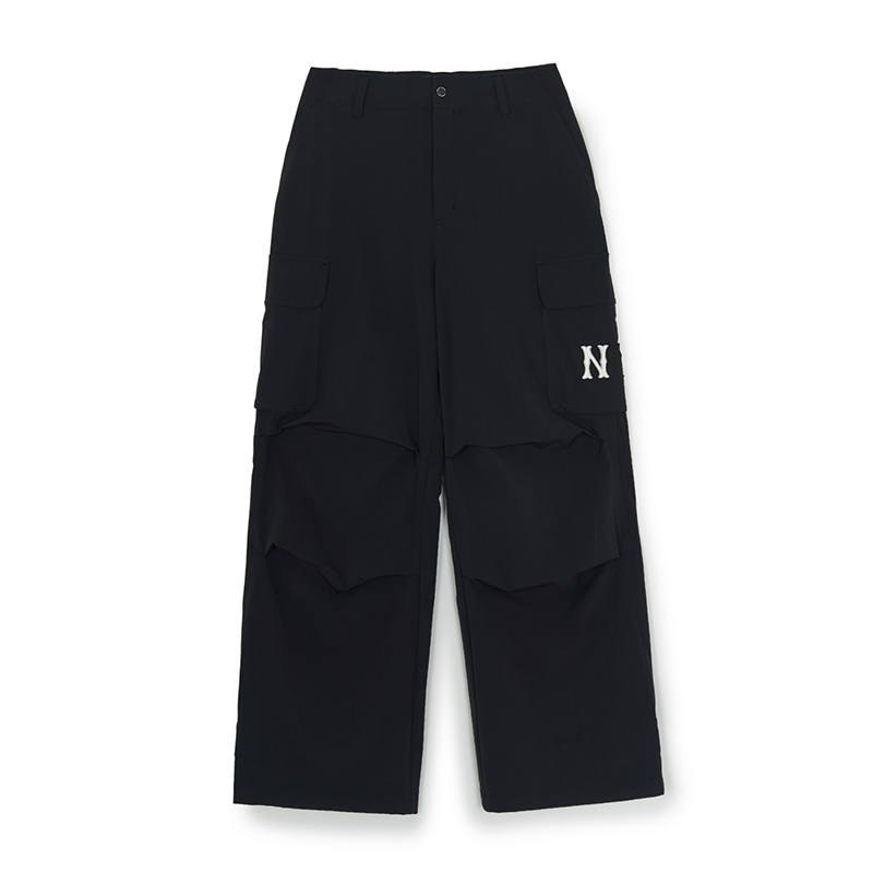 MLB Casual Pants Women's New York Yankees/Black Thin Wide Leg Pants