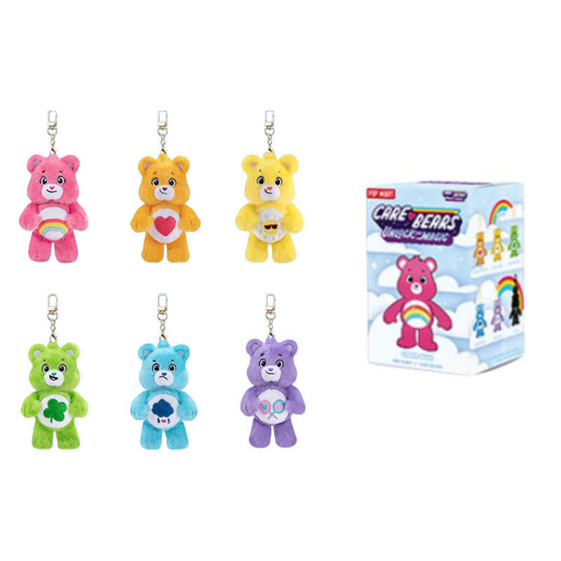 POP MART POP MART Heart Bear Collection Plush Charm Mystery Boxes Single Mystery Box/Full Box 6 Pcs