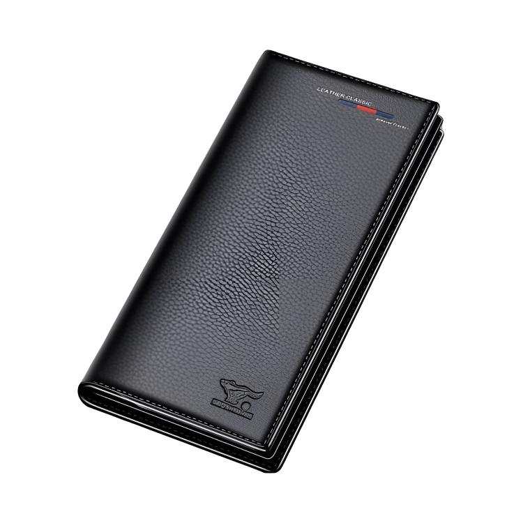 SEPTWOLVES SEPTWOLVES Cow Leather Wallet Men's Black