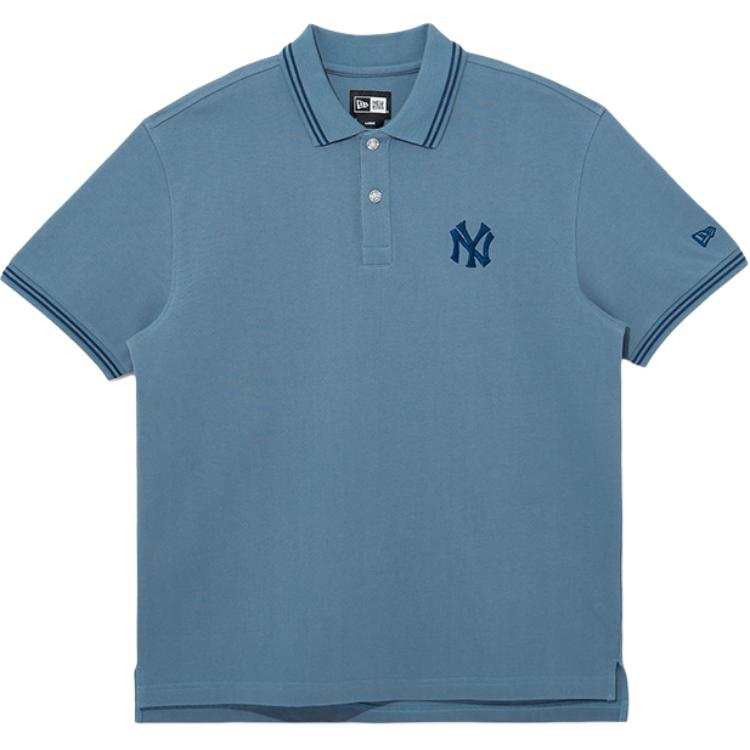 New Era Polo Shirts Unisex Asphalt Gray Moderate