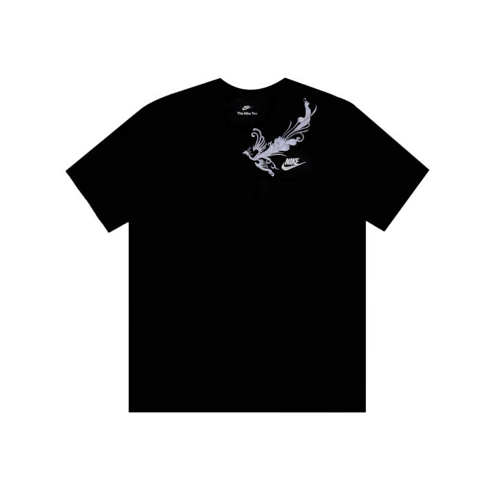 Nike Nike Swoosh T Shirts Men's Black Crew Neck Moderate