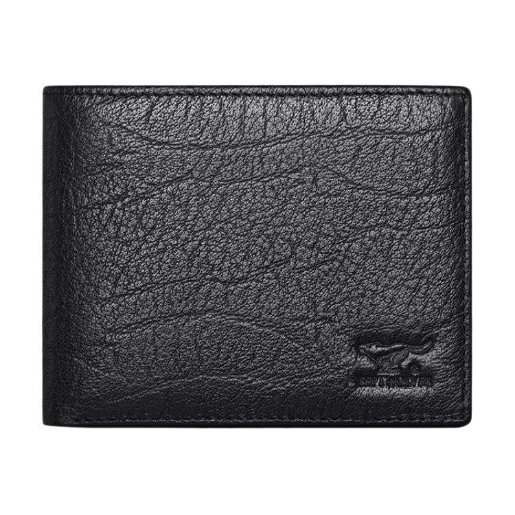 SEPTWOLVES SEPTWOLVES Cow Leather Wallet Men's Black