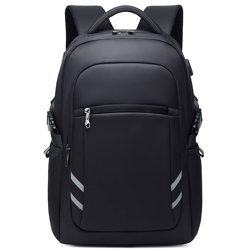 LAORENTOU LAORENTOU Fabric Backpack Regular Unisex Black